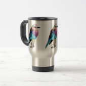 Mug De Voyage Oiseau lilas de rouleau de Breasted (Devant gauche)