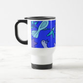 Mug De Voyage Oiseaux bleus (Gauche)