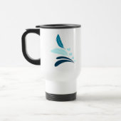 Mug De Voyage Oiseaux bleus masqués (Gauche)