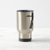 Mug De Voyage Oiseaux de mer abstraits (Centre)