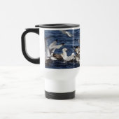 Mug De Voyage Oiseaux de mer côtiers frénésie d'alimentation Océ (Gauche)