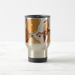Mug De Voyage Oiseaux Fantaisistes