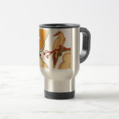 Mug De Voyage Oiseaux lunaires (Devant droit)