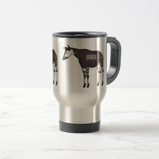 Mug De Voyage Okapi (Devant droit)