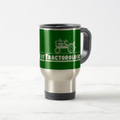 Mug De Voyage Ologiste de Tracteur vert (Devant droit)
