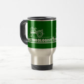 Mug De Voyage Ologiste de Tracteur vert (Devant gauche)