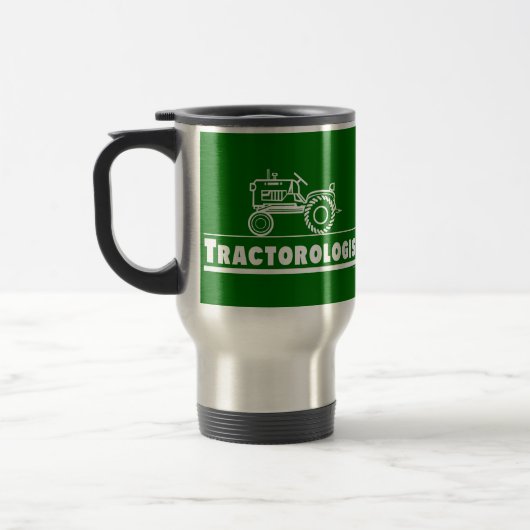 Mug De Voyage Ologiste de Tracteur vert (Gauche)