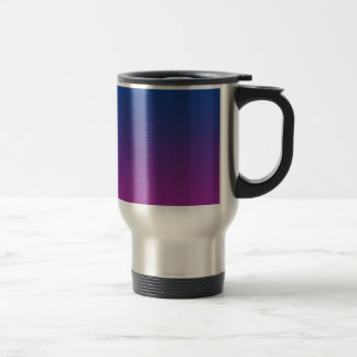 Mug De Voyage Ombre bleu-foncé et pourpre