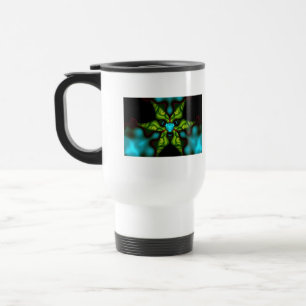 Mug De Voyage Ombres de démon - vertes et masque jaune