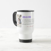 Mug De Voyage On t'aime maman | Modern 2 Photo Collage (Devant gauche)