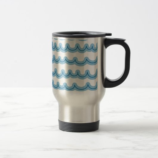 Mug De Voyage Ondes Whimsical Ocean (Droit)