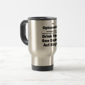 Mug De Voyage optométriste (Devant gauche)