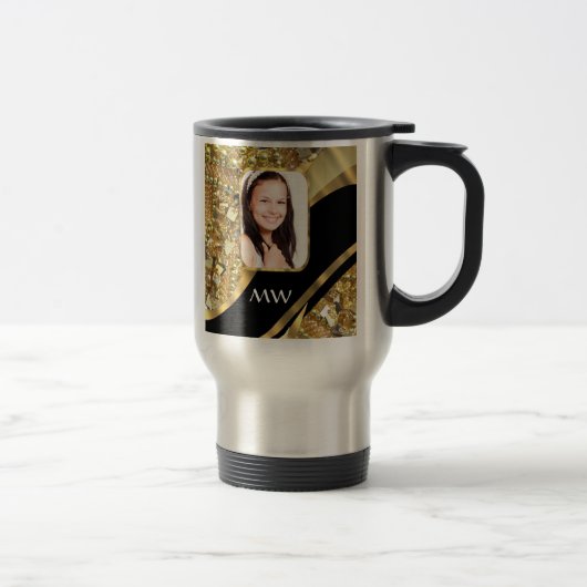 Mug De Voyage Or et noir (Droit)