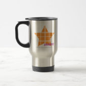 Mug De Voyage Orange 2 de plaid (Gauche)