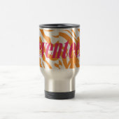 Mug De Voyage Orange de zèbre (Centre)