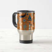 Mug De Voyage Orange marine (Devant gauche)