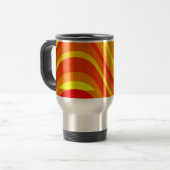 Mug De Voyage Orange rouge et confiture jaune (Devant gauche)