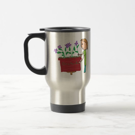 Mug De Voyage Orchidée en croissance (Gauche)