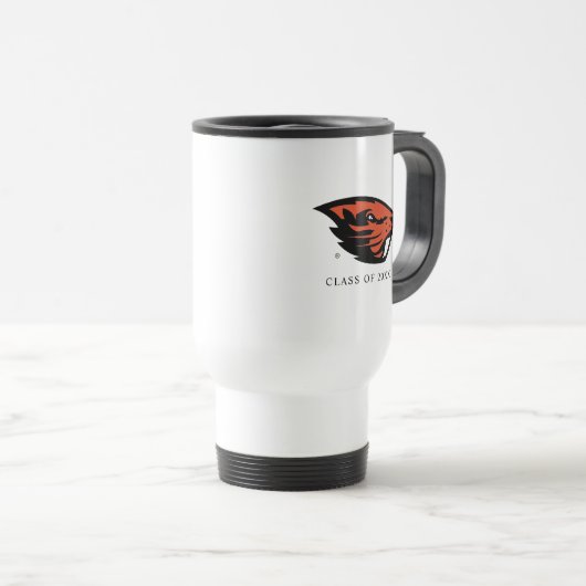 Mug De Voyage Oregon State Beavers | Tête de castor (Devant droit)