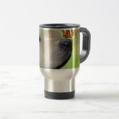 Mug De Voyage Oreiller À Lancer Du Labrador Et Du Papillon (Devant droit)