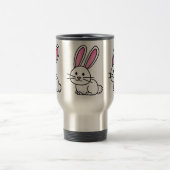 Mug De Voyage Oreilles de queue pelucheuse blanche chanceuse de (Centre)
