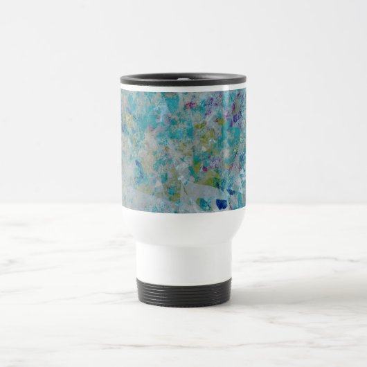 Mug De Voyage Original Moderne Un Design D'Art Abstrait (Centre)