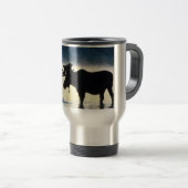 Mug De Voyage Orignaux de Taureau (Devant droit)