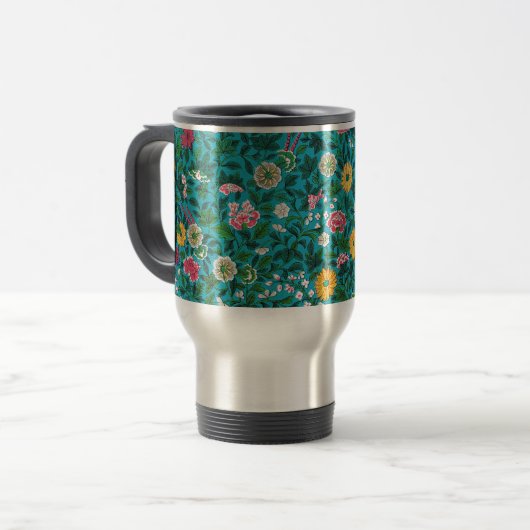 Mug De Voyage Ornamental Floral Pattern (Devant gauche)