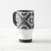 Mug De Voyage ornement celtique diagonal (Devant gauche)