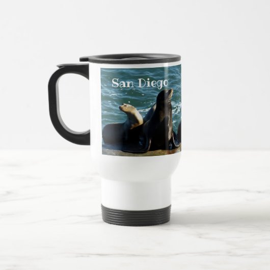 Mug De Voyage Otaries de San Diego (Gauche)