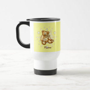 Mug De Voyage Ours en peluche bébé jaune