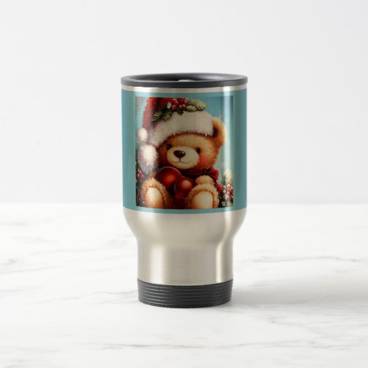 Mug De Voyage Ours en peluche de Noël 4 (Centre)