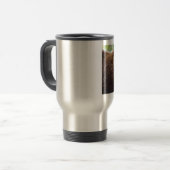 Mug De Voyage Ours gris Brown (Devant gauche)