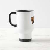 Mug De Voyage Ours grizzli Brown artistique (Gauche)