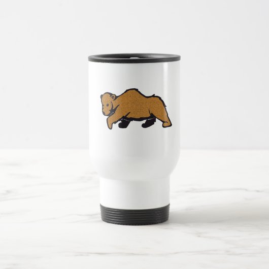 Mug De Voyage Ours grizzli Brown artistique (Centre)