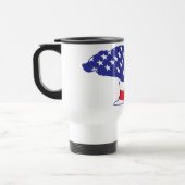Mug De Voyage Ours grizzli patriotique (Gauche)