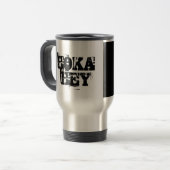 Mug De Voyage Ours indigène de position d'homme (Devant gauche)