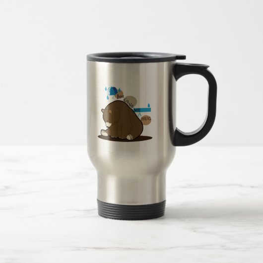 Mug De Voyage Ours (juste un câlin) (Droit)
