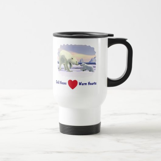 Mug De Voyage Ours Polaire - Mama Nez Meilleur (Droite)
