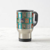 Mug De Voyage ours visage motif (Devant droit)