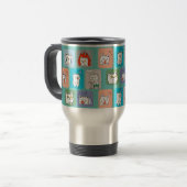 Mug De Voyage ours visage motif (Devant gauche)