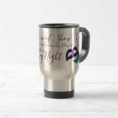 Mug De Voyage Ouverture de l'école de cadeaux de nuit Théâtre co (Devant droit)