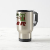 Mug De Voyage Owl Love (Devant droit)