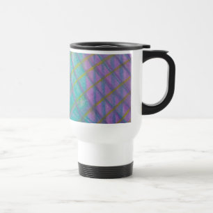 Mug De Voyage P34 Art Abstrait Coloré Unique