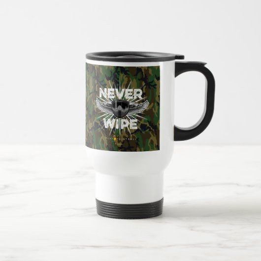 Mug De Voyage Paintball Never Wipe (camo) (Droite)