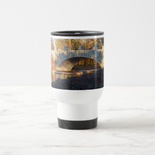 Mug De Voyage Painted Bridge At Sunset by Shirley Taylor
