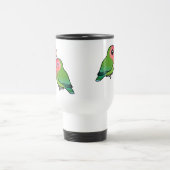 Mug De Voyage paires adorables Pêche-faites face de perruche (Centre)