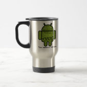 Mug De Voyage Paisley Doodle Character pour le robot Android™ (Gauche)