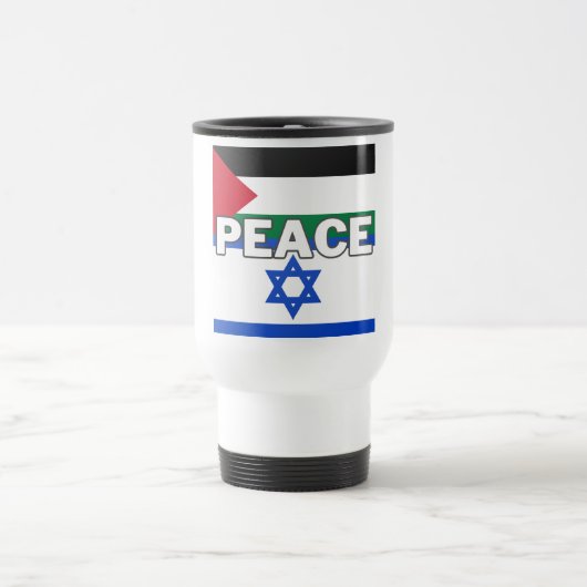 Mug De Voyage Paix en Palestine Israël (Centre)