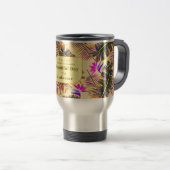 Mug De Voyage Palm Paradise jaune (Devant droit)